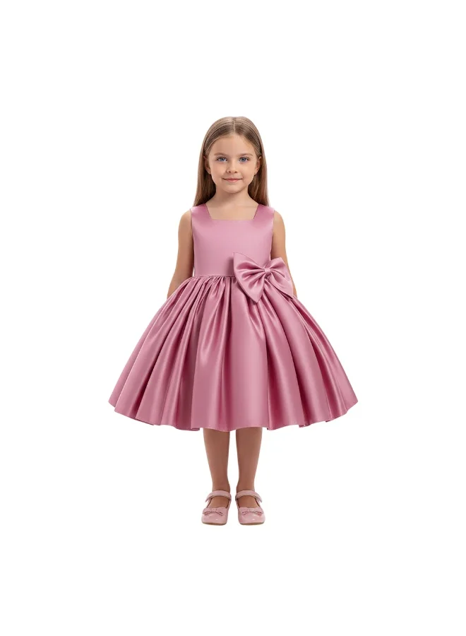 D'Daniela Satin Bow Dress